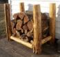 Indoor/Outdoor Log Firewood Rack